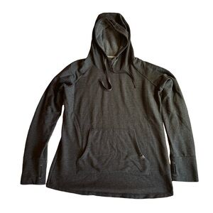 Women's Free Fly Bamboo Viscose Hoodie, Thumbholes, Gray, Size L